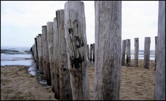 Noordzee bij Domburg Nederland